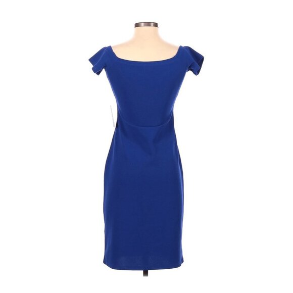 BEBE | Cobalt Blue Off-Shoulder Dress - Picture 4 of 4